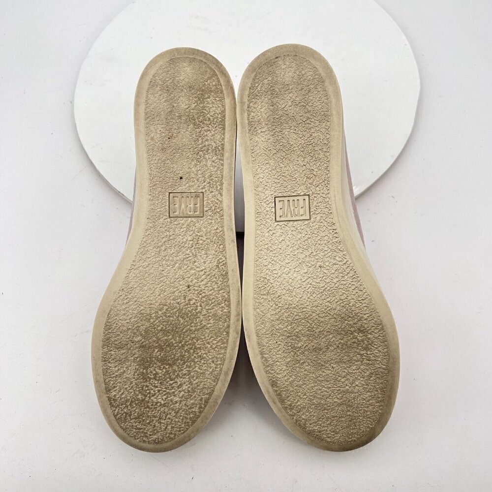 Frye Rebel Lena Zip Women Size 8M Pink Soft Leather Front Zip Casual Shoes - Picture 8 of 12